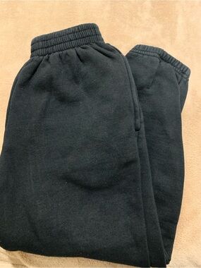 Balenciaga Kids Black Drawstring Sweatpants